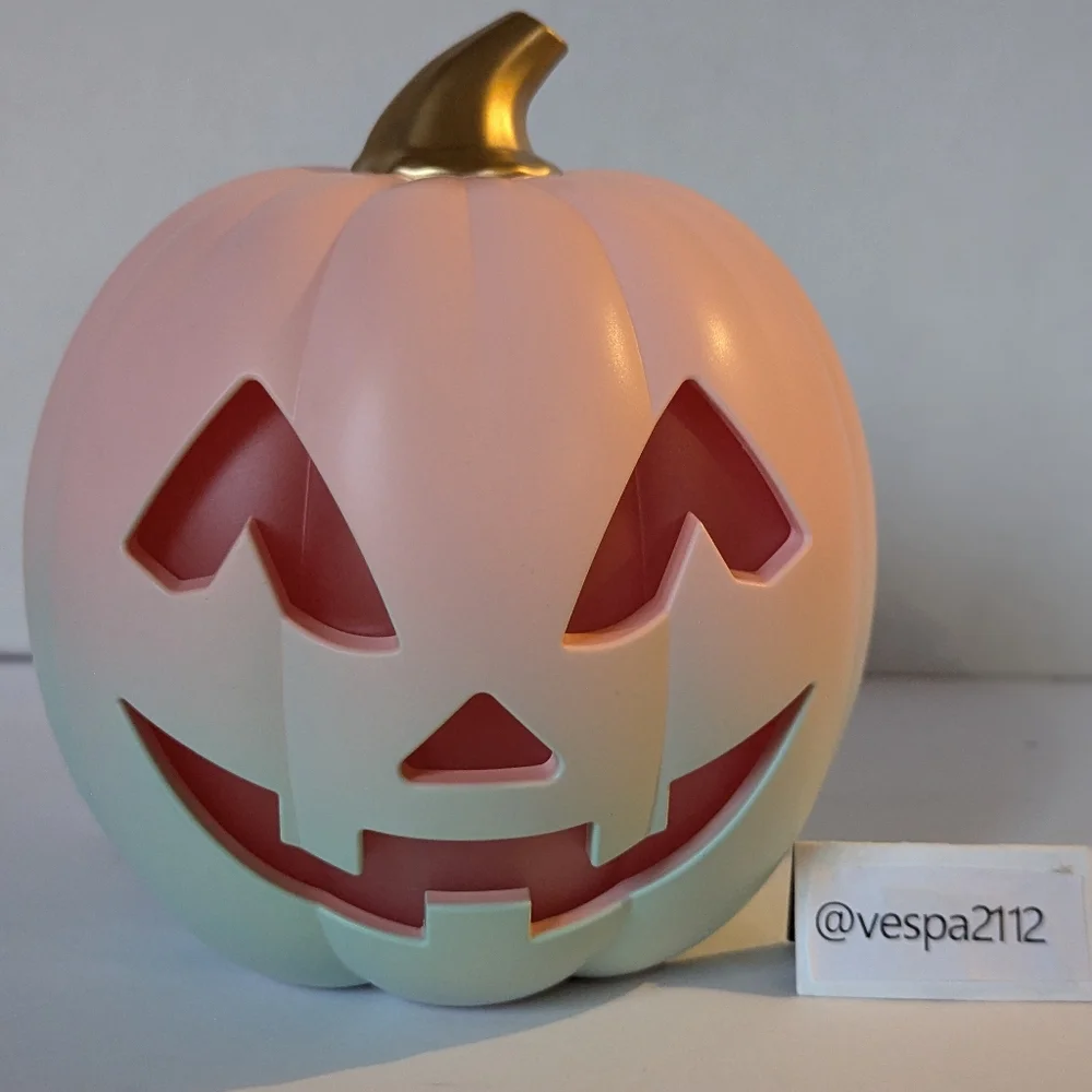 Target Bullseye Playground Summerween Pumpkin Pink LED Color Changing Light 2024
